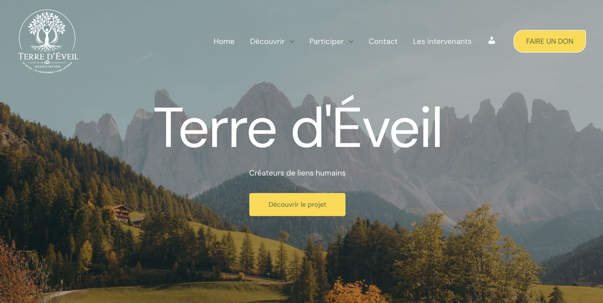 Site Web: Terre d'éveil